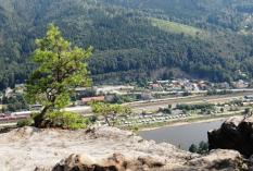 Campingplatz Königstein vom Lilienstein