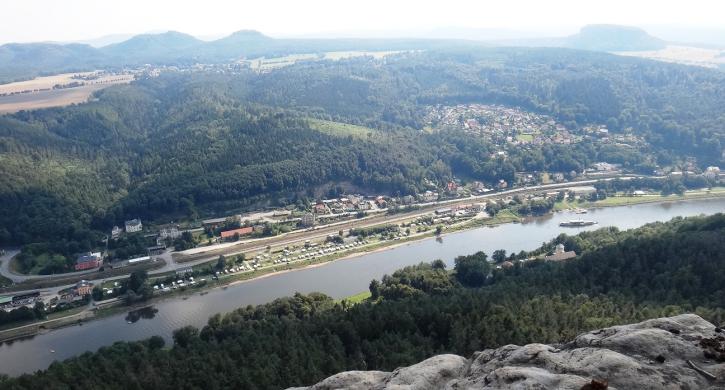 Camping Königstein in der sächsischen Schweiz